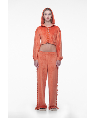 binder sweatpants orange