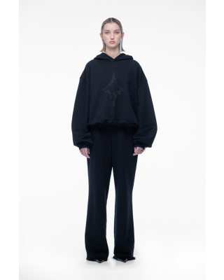 shooting star sweatpants black