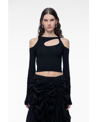 double layer longsleeve black