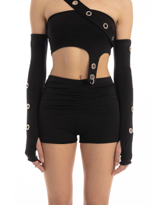 Hi Mini Shorts Black