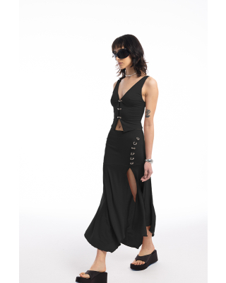 Asymmetrical Skirt Black