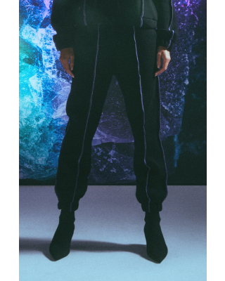 space suit sweatpants black