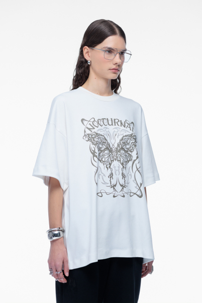 nocturnal animal t-shirt ecru