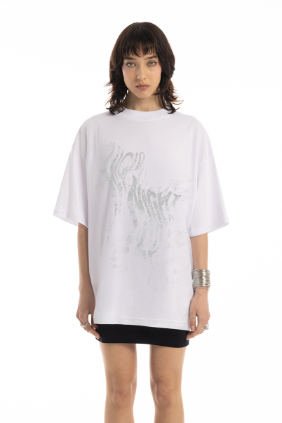 Shiny Night Oversize Tee