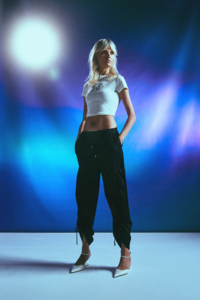 ellipse crop top ecru