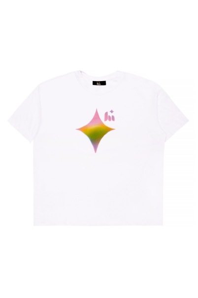 rainbow portal t-shirt white 