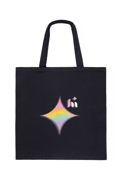 rainbow portal shopper bag