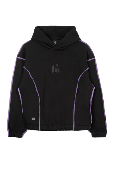 space suit hoodie black