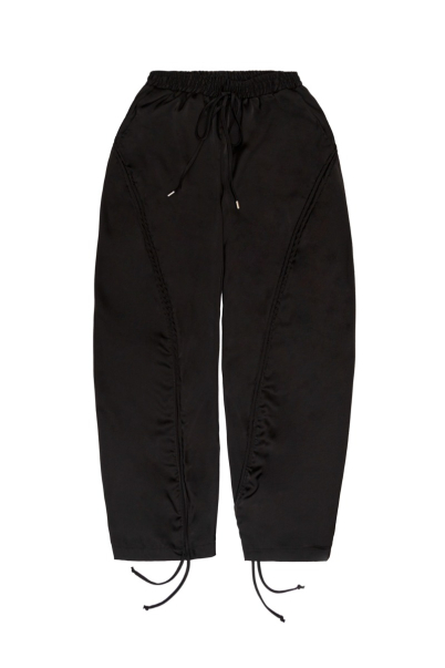 parachute pants black