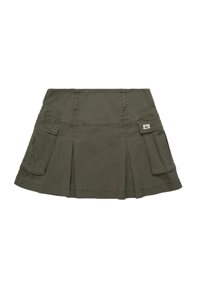 cargo skirt olive