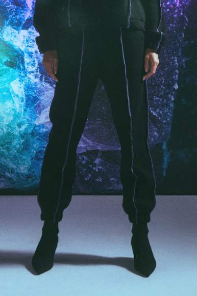 space suit sweatpants black